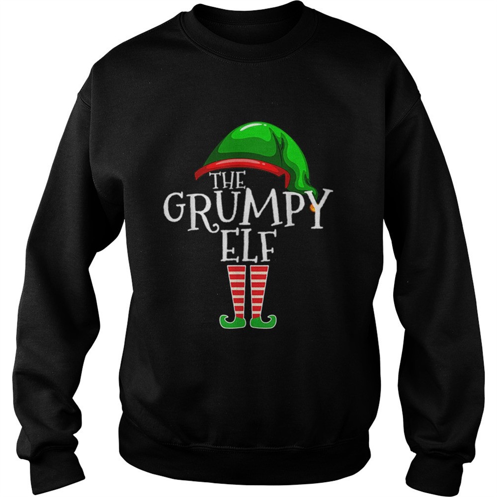 Nice The Grumpy Elf Family Matching Group Christmas Gift Funny shirt
