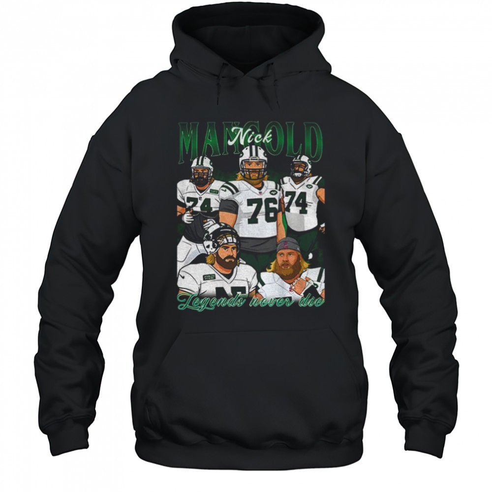 Nick Mangold New York Jets NFL Football 1984 2025 RIP Legends never Die graphic shirt