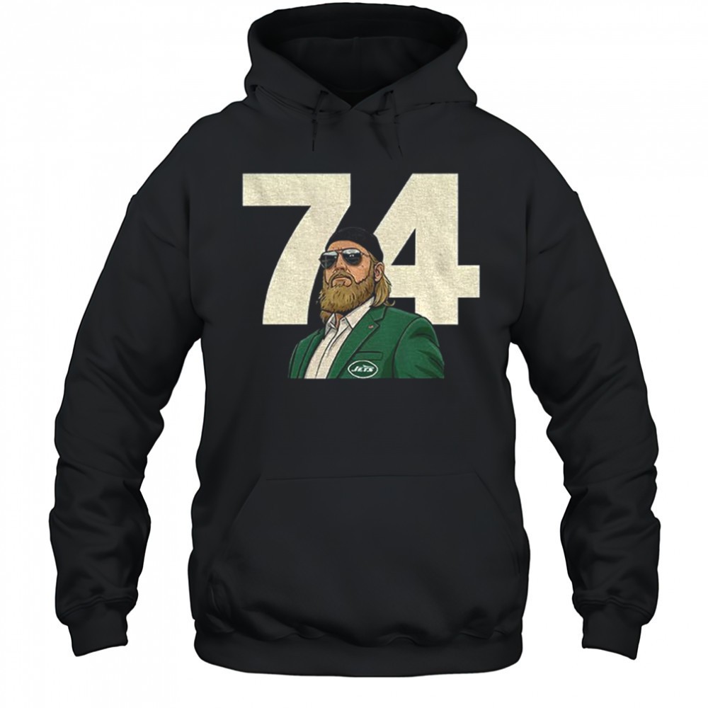 Nick Mangold tribute New York Jets 74 shirt