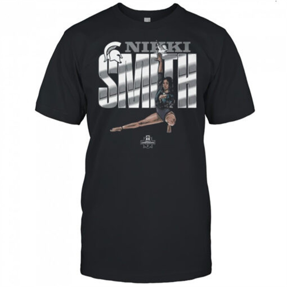nikki-smith-illustrated-michigan-state-spartans-ncaa-gymnastics-championships-20-9o5nnotl Nikki Smith Illustrated Michigan State Spartans NCAA gymnastics Championships 2025 t-shirt