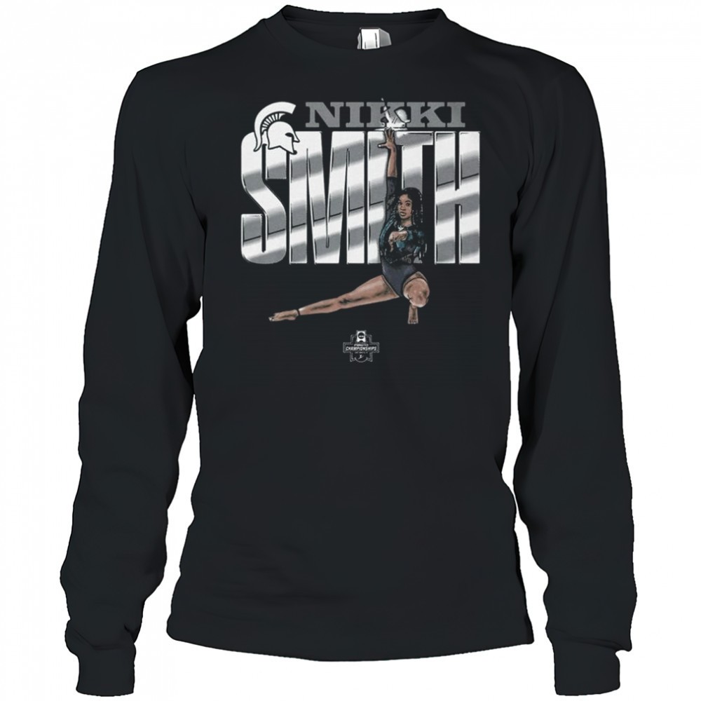 nikki-smith-illustrated-michigan-state-spartans-ncaa-gymnastics-championships-20-9o5nnotl Nikki Smith Illustrated Michigan State Spartans NCAA gymnastics Championships 2025 t-shirt