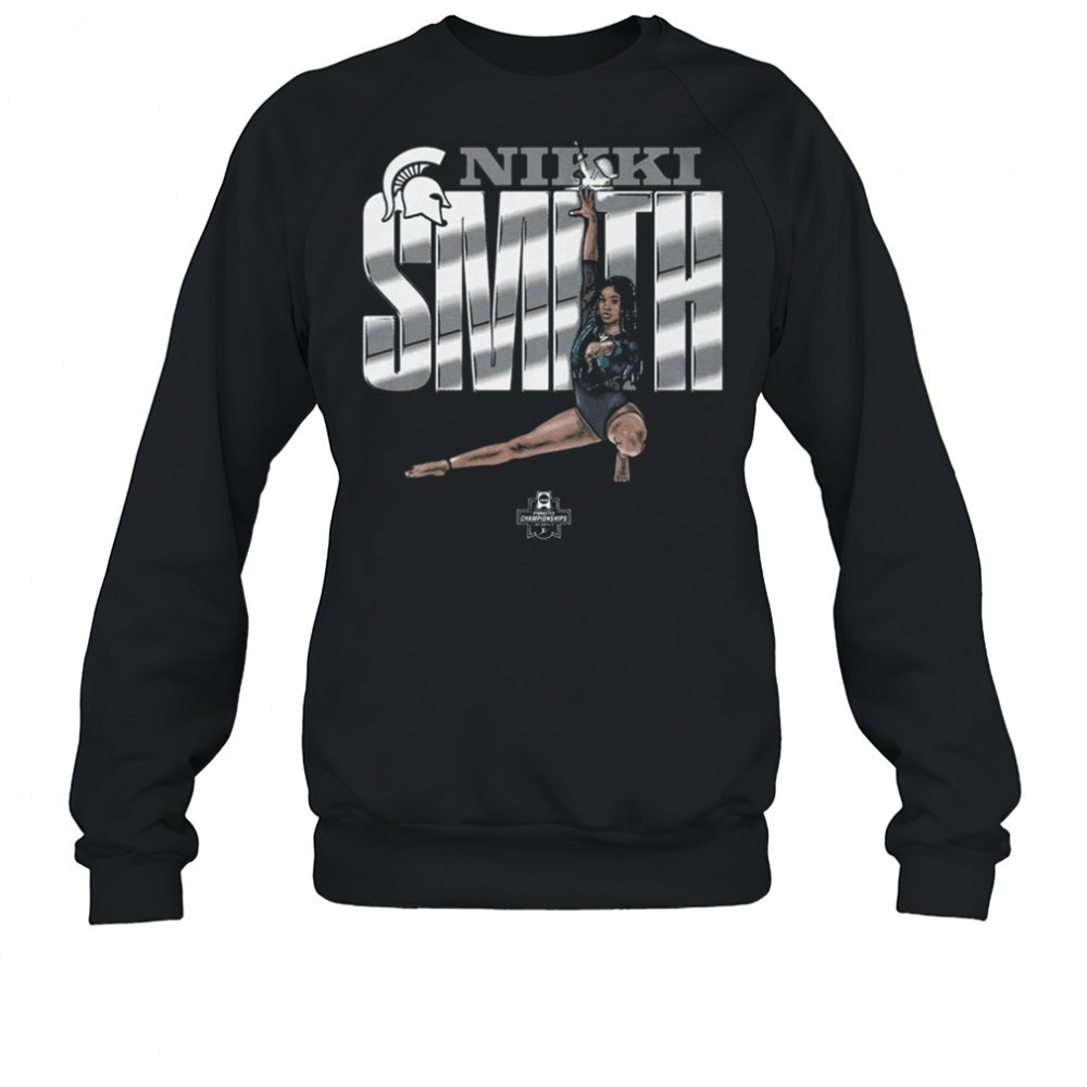 nikki-smith-illustrated-michigan-state-spartans-ncaa-gymnastics-championships-20-9o5nnotl Nikki Smith Illustrated Michigan State Spartans NCAA gymnastics Championships 2025 t-shirt