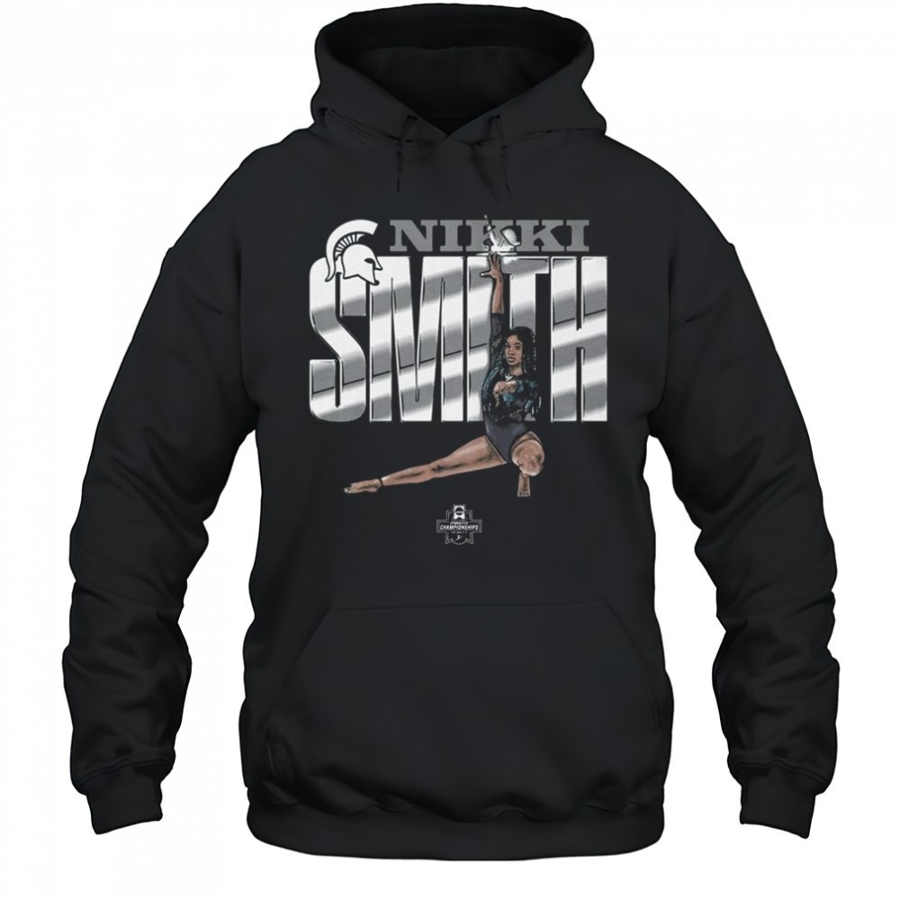 Nikki Smith Illustrated Michigan State Spartans NCAA gymnastics Championships 2025 t-shirt