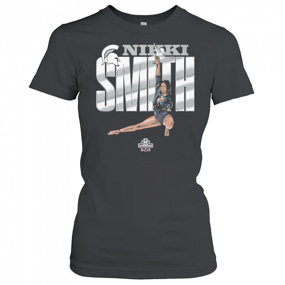 nikki-smith-michigan-state-gymnastics-cartoon-shirt-7eq6z9o2 Nikki Smith Michigan State gymnastics cartoon shirt