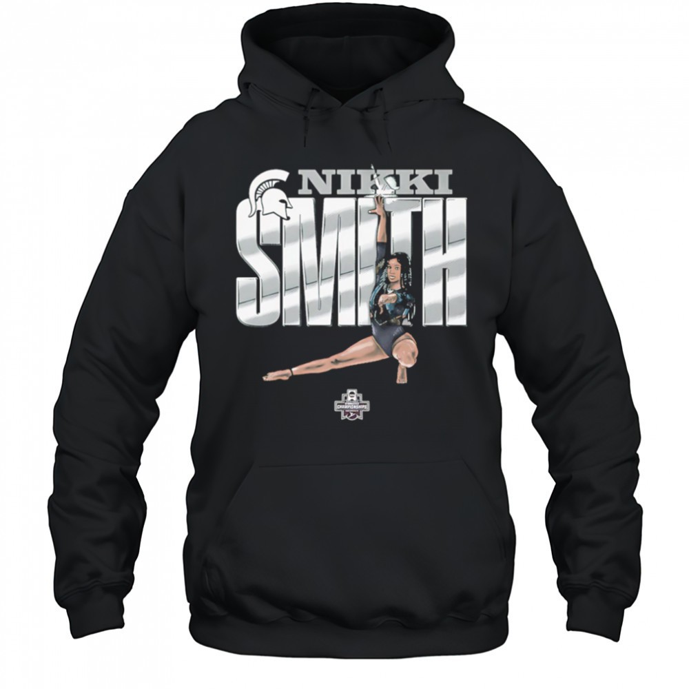 Nikki Smith Michigan State gymnastics cartoon shirt
