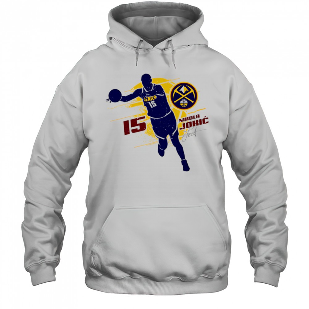 Nikola Jokic Denver Nuggets Silhouette shirt
