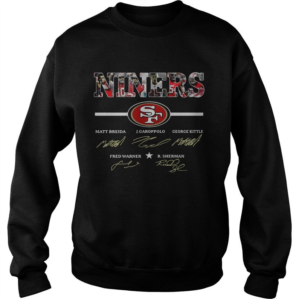 Niners San Francisco 49ers Player Signatures shirt