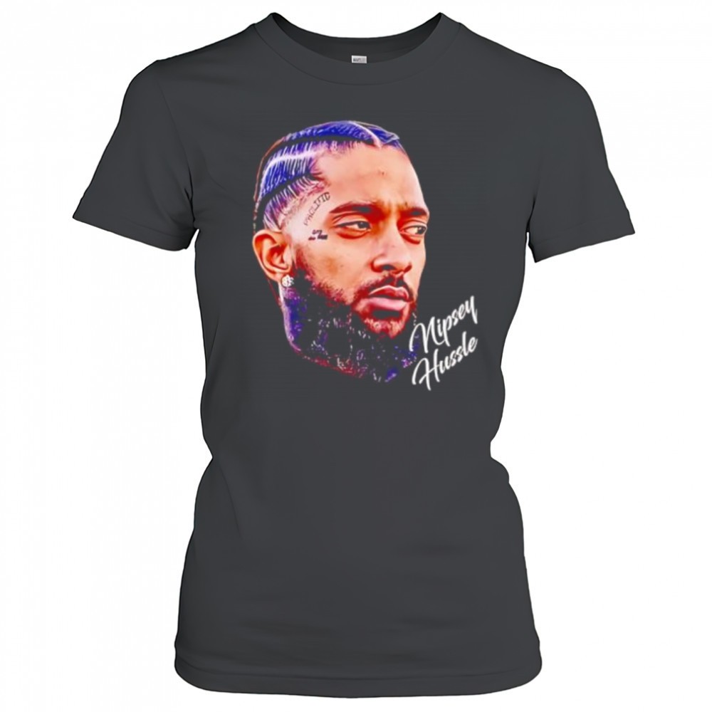 nipsey-hussle-rapper-portrait-graphic-shirt-rpomnjde Nipsey Hussle rapper portrait graphic shirt