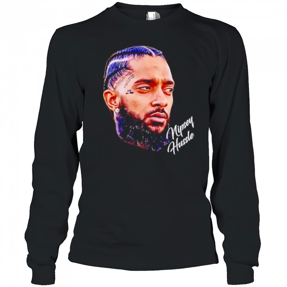 nipsey-hussle-rapper-portrait-graphic-shirt-rpomnjde Nipsey Hussle rapper portrait graphic shirt
