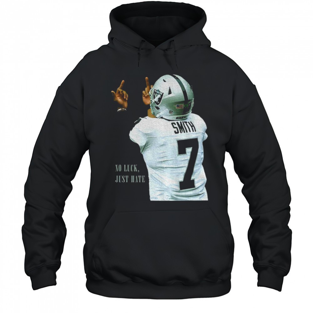 No luck just hate Geno Smith Flipping Off Fingers Up shirt