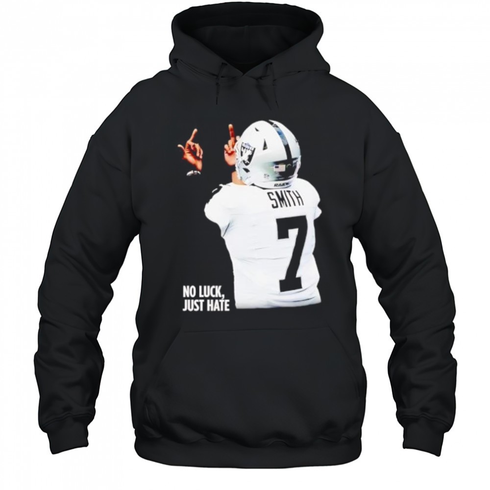 No Luck Just Hate Geno Smith Las Vegas Raiders shirt