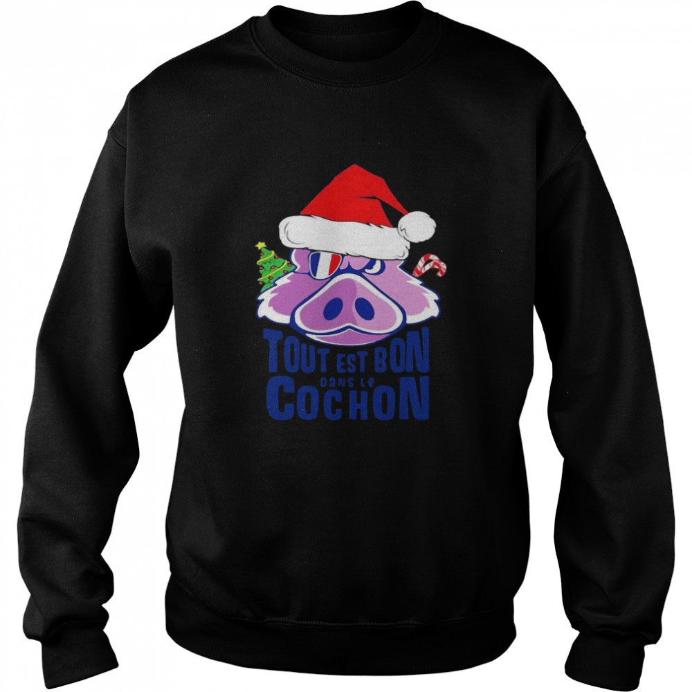 noel-tout-est-bon-dans-le-cochon-christmas-sweater-shirt-z5umf904 Noel Tout Est Bon Dans Le Cochon Christmas Sweater Shirt