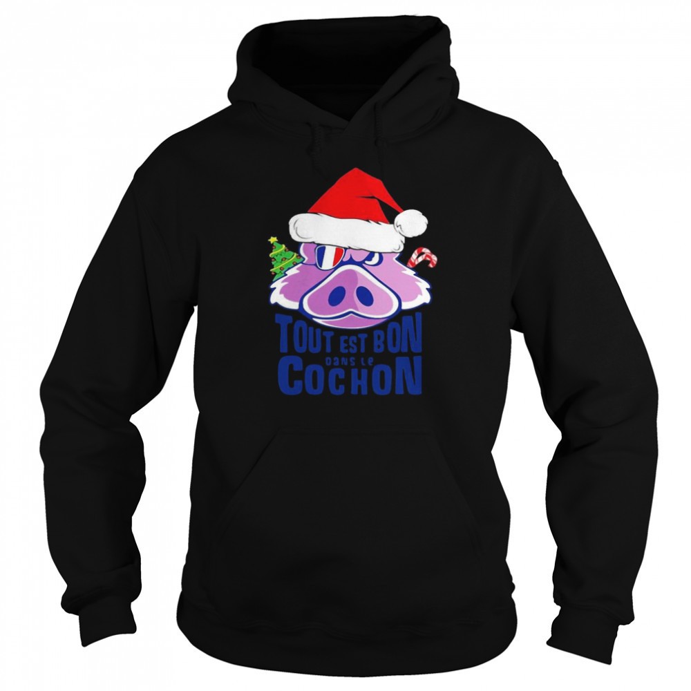 Noel Tout Est Bon Dans Le Cochon Christmas Sweater Shirt