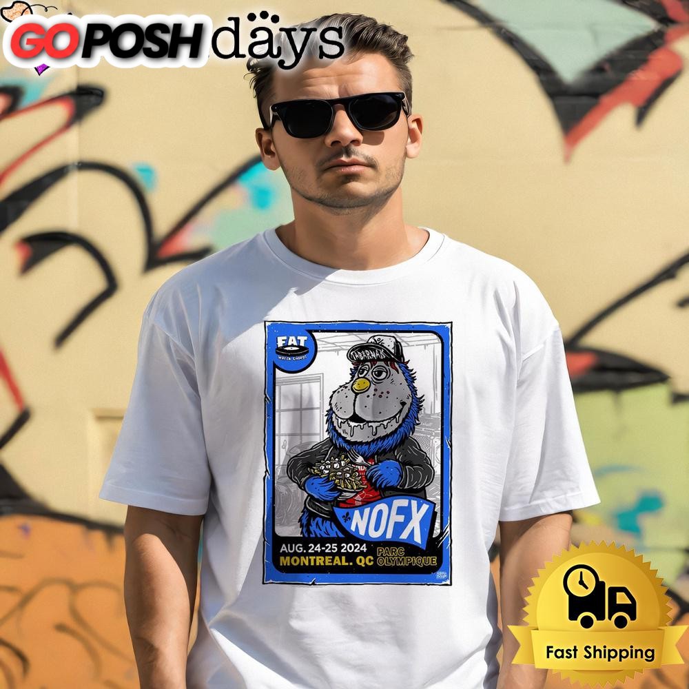 NOFX Canada Tour In Montreal QC On August 24-25 2024 Unisex T-Shirt