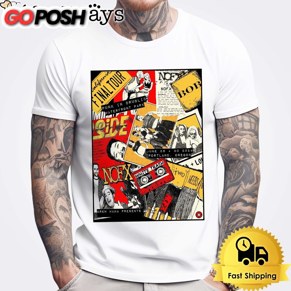 NOFX Final Tour Portland On June 29 & 30 2024 Unisex T-Shirt