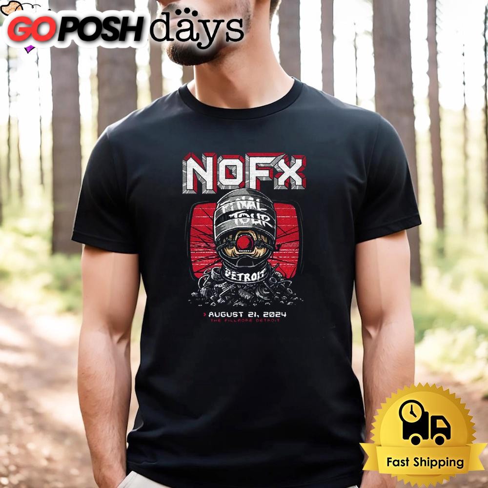 NOFX Tour On August 21 2024 At Detroit MI Unisex T-Shirt