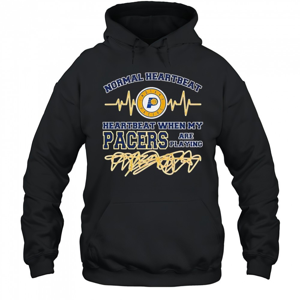 Normal Heartbeat Heartbeat When My Indiana Pacers Are Playing T-Shirt