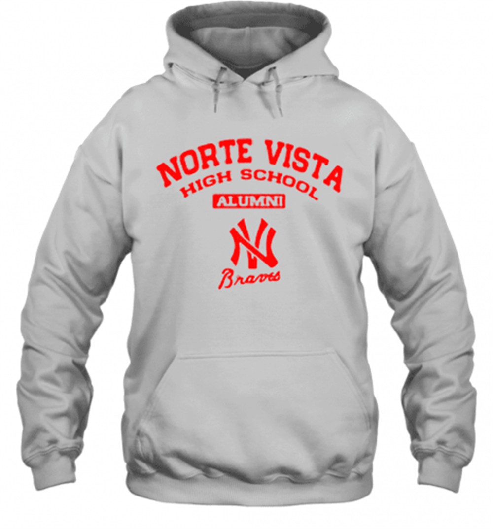 Norte Vista High School Alumni Braves Apparel Logo T-Shirt