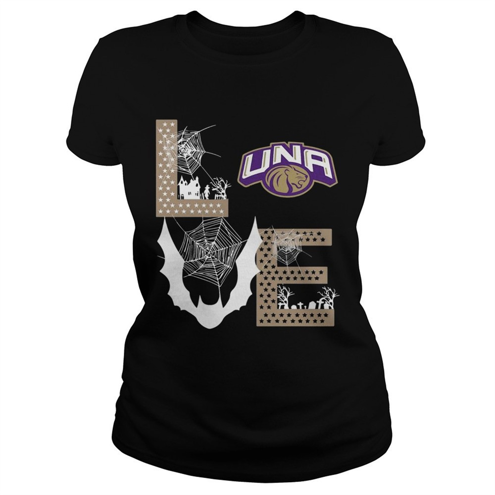 north-alabama-lions-stacked-spiderweb-love-shirt-olsvfbvx North Alabama Lions Stacked Spiderweb Love shirt