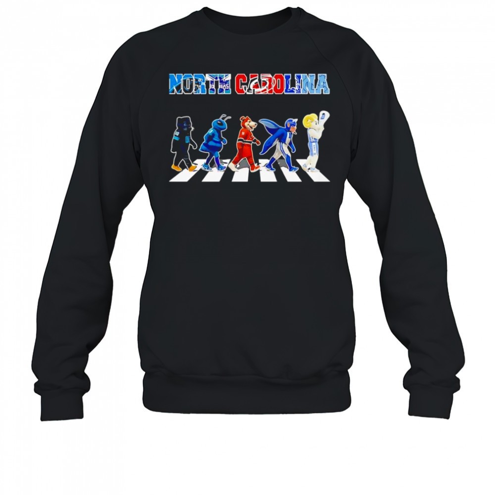 north-carolina-sports-mascot-abbey-road-cross-road-shirt-04rjlkh3 North Carolina sports mascot Abbey Road cross road shirt