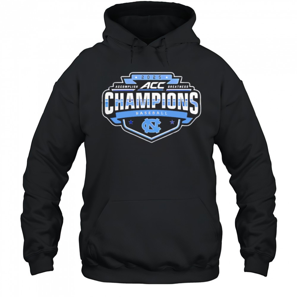 North Carolina Tar Heels 2025 ACC Baseball Champions shirt