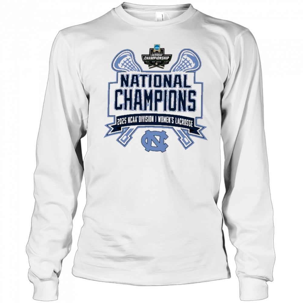 north-carolina-tar-heels-ncaa-division-i-womens-lacrosse-national-champions-2025-bj87il51 North Carolina Tar Heels NCAA Division I Womens Lacrosse National Champions 2025 t-shirt