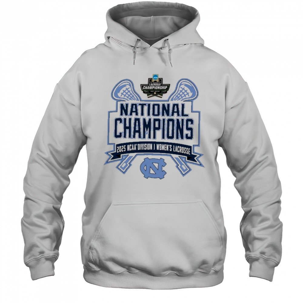 North Carolina Tar Heels NCAA Division I Womens Lacrosse National Champions 2025 t-shirt