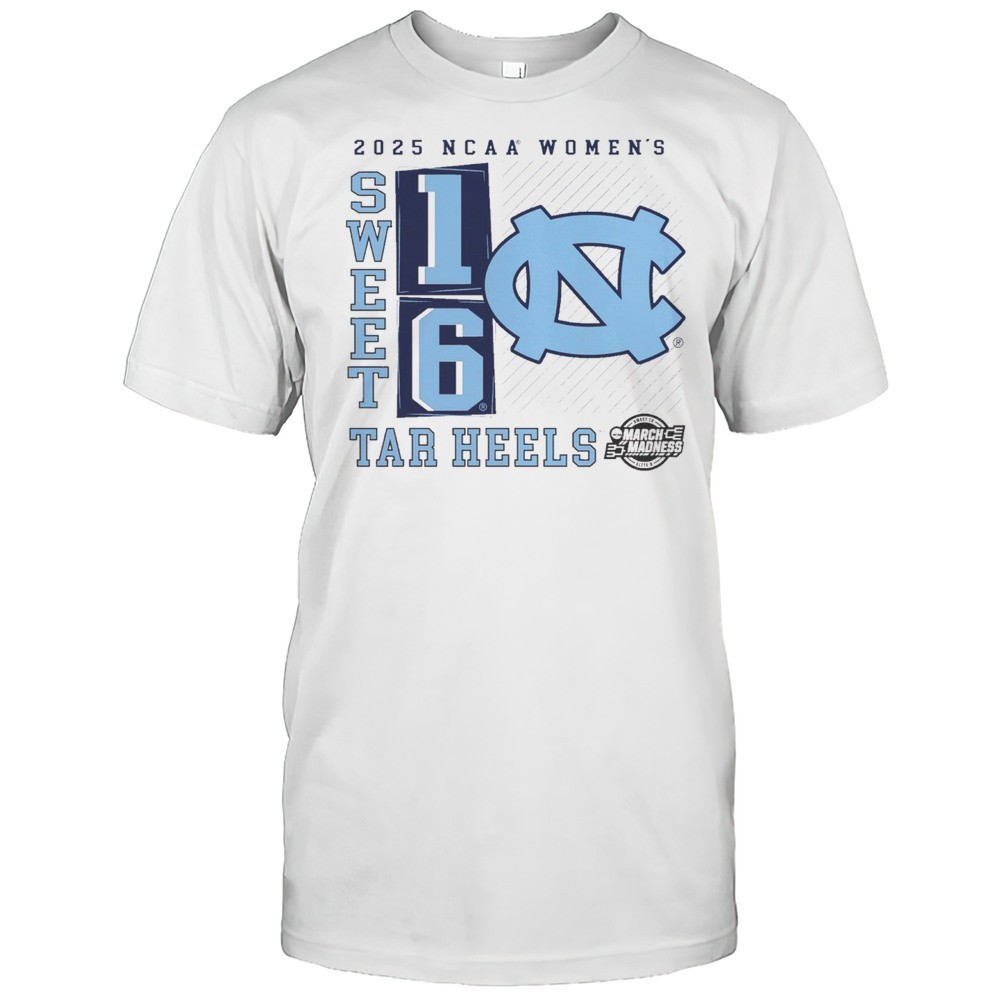 north-carolina-tar-heels-ncaa-womens-basketball-tournament-march-madness-sweet-1-17x59l8t North Carolina Tar Heels NCAA Womens Basketball Tournament March Madness Sweet 16 Elite 8 No Look Pass 2025 T-shirt