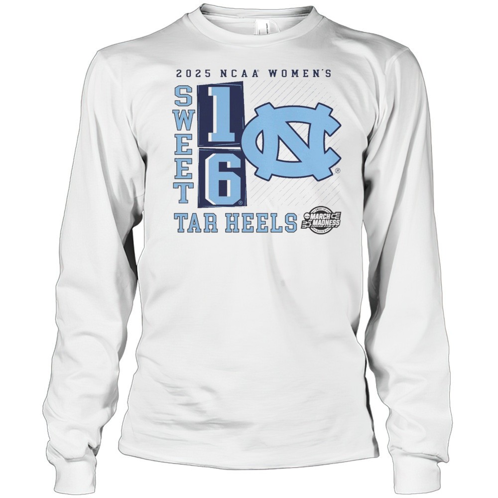 north-carolina-tar-heels-ncaa-womens-basketball-tournament-march-madness-sweet-1-17x59l8t North Carolina Tar Heels NCAA Womens Basketball Tournament March Madness Sweet 16 Elite 8 No Look Pass 2025 T-shirt