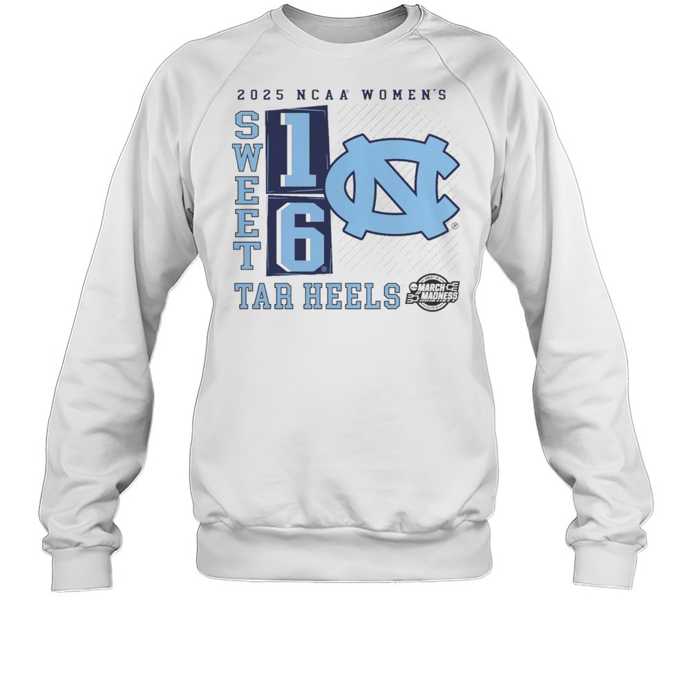 North Carolina Tar Heels NCAA Womens Basketball Tournament March Madness Sweet 16 Elite 8 No Look Pass 2025 T-shirt