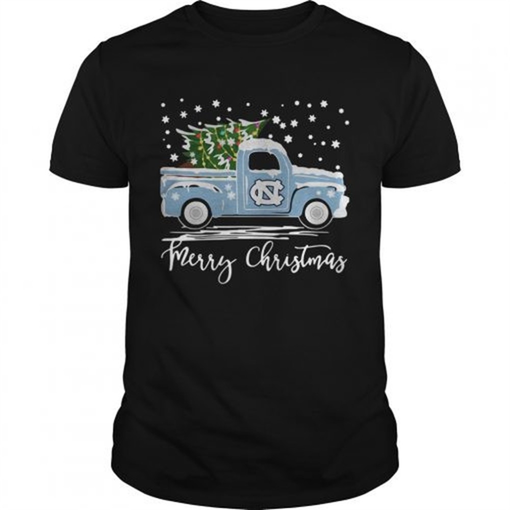 north-carolina-tar-heels-pickup-truck-merry-christmas-shirt-uvstpghx North Carolina Tar Heels Pickup Truck Merry Christmas shirt