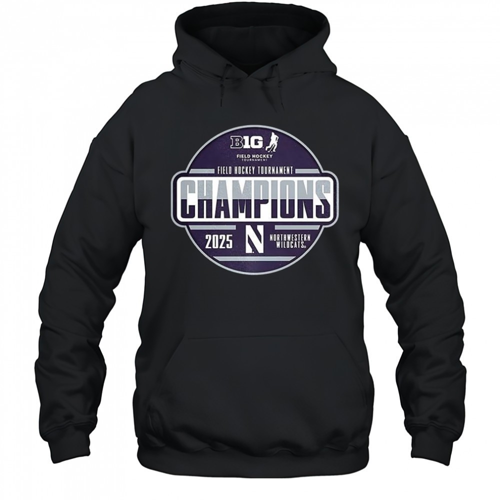 Northwestern Wildcats field hockey tournament Champions 2025 shirt