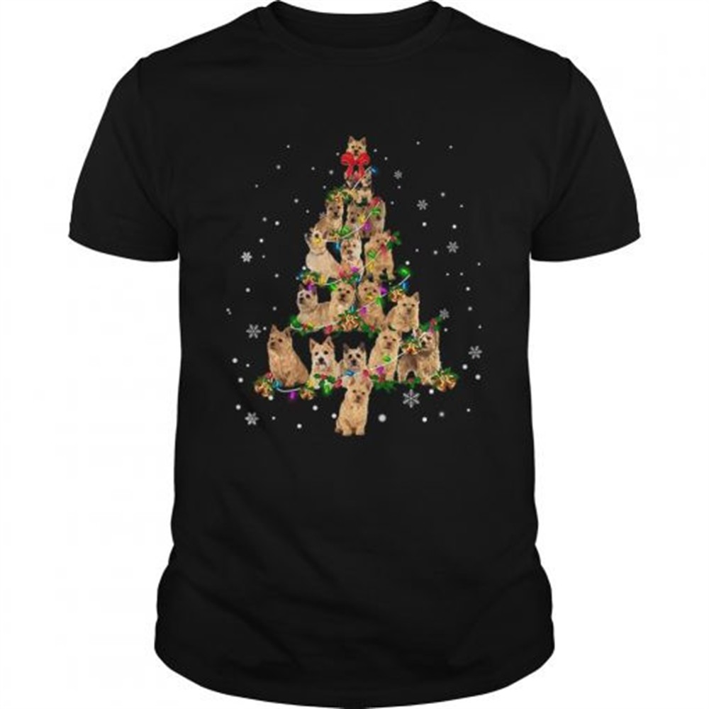 norwich-terrier-christmas-tree-tshirt-2tboz9wz Norwich Terrier Christmas Tree TShirt
