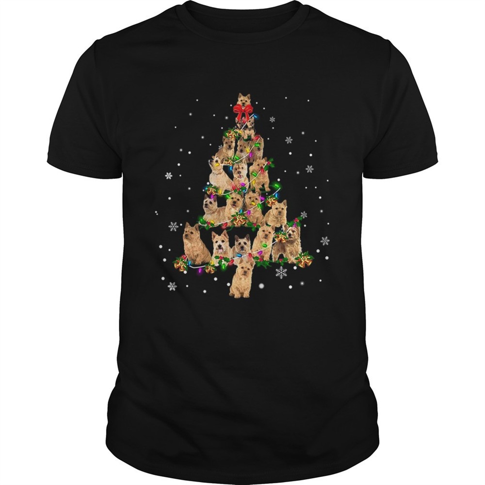 norwich-terrier-christmas-tree-tshirt-2tboz9wz Norwich Terrier Christmas Tree TShirt