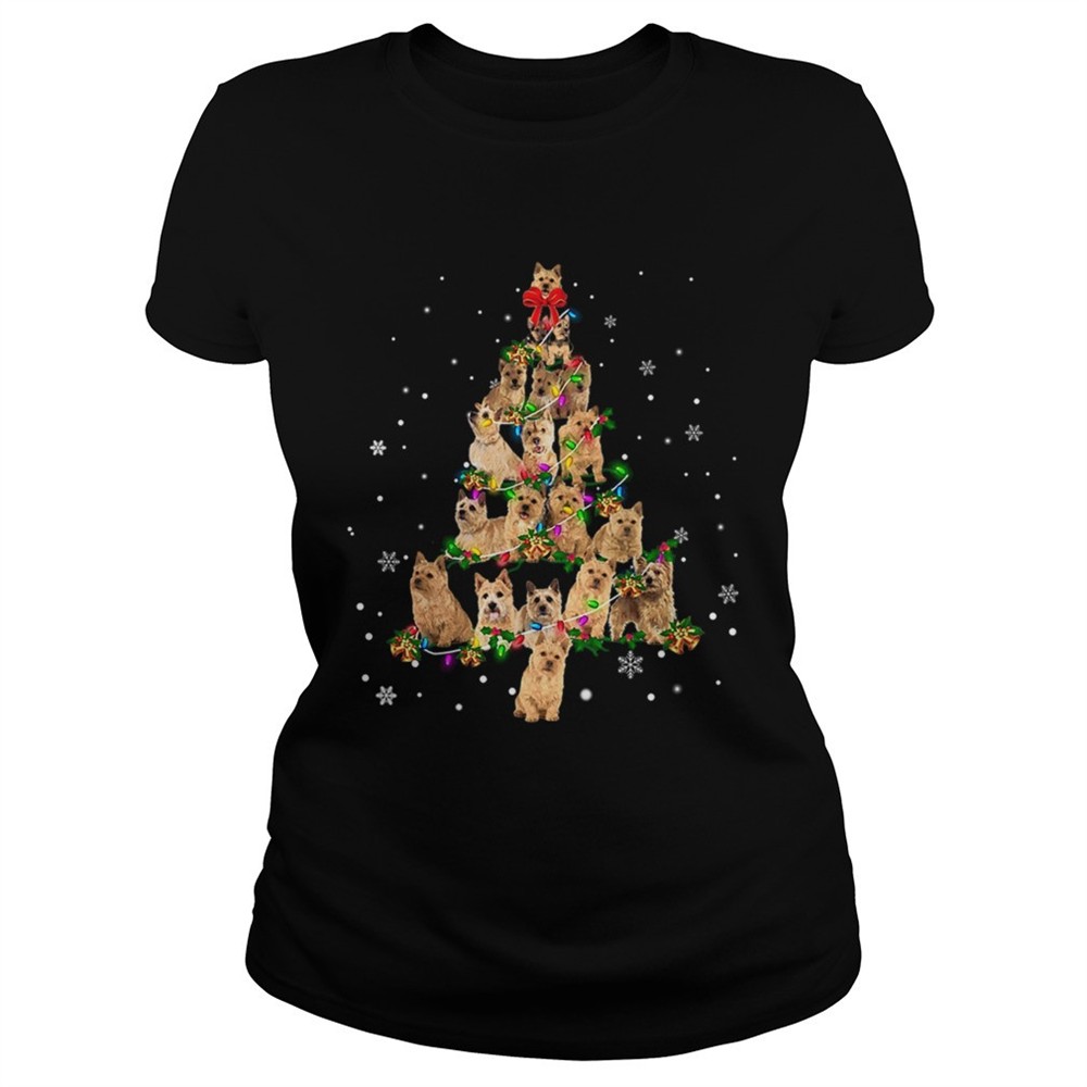 norwich-terrier-christmas-tree-tshirt-2tboz9wz Norwich Terrier Christmas Tree TShirt