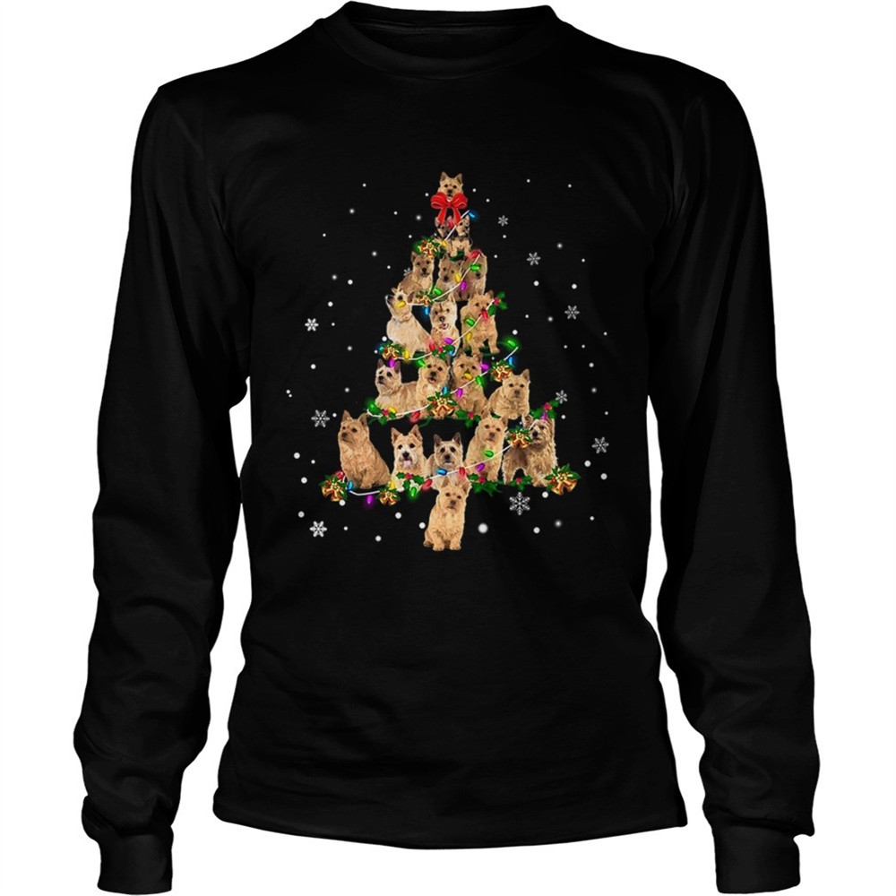 norwich-terrier-christmas-tree-tshirt-2tboz9wz Norwich Terrier Christmas Tree TShirt