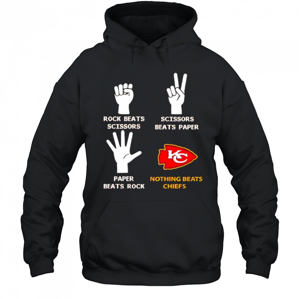 Nothing Beats Chiefs Rock Beats Scissors shirt
