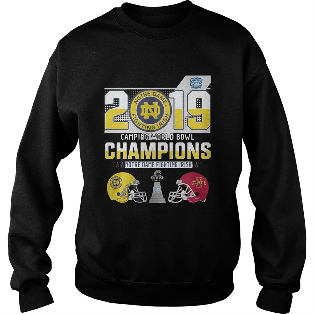 Notre Dame Fighting Irish 2019 Cam Bowl Champions shirt