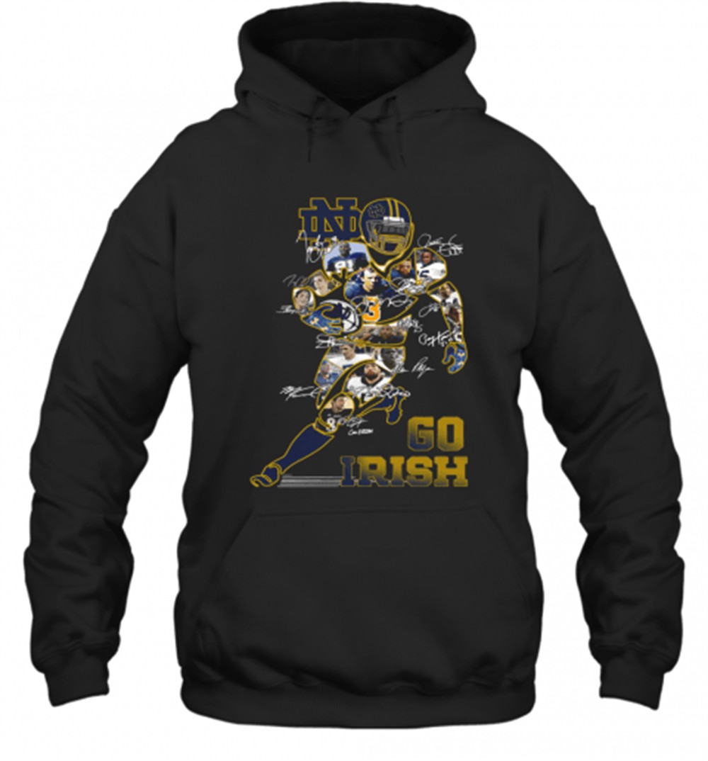 Notre Dame Fighting Irish Go Irish Signatures T-Shirt