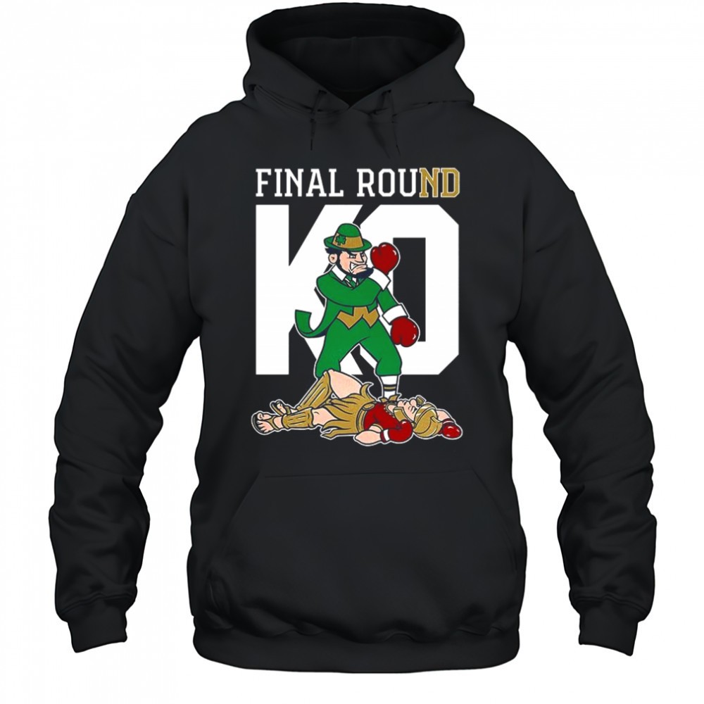 Notre Dame Fighting Irish vs USC Trojans Final Round KO shirt