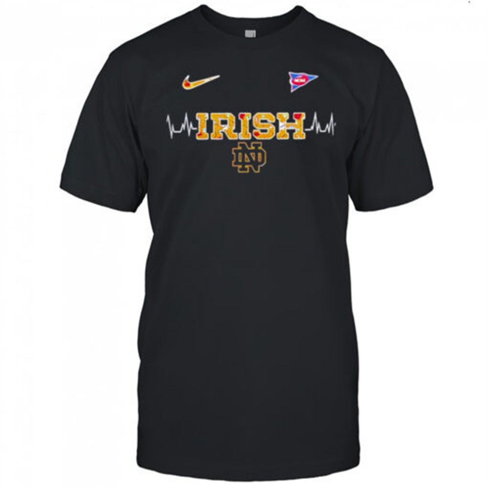 notre-dame-irish-heartbeat-logo-shirt-6b86sdsf Notre Dame Irish heartbeat logo shirt