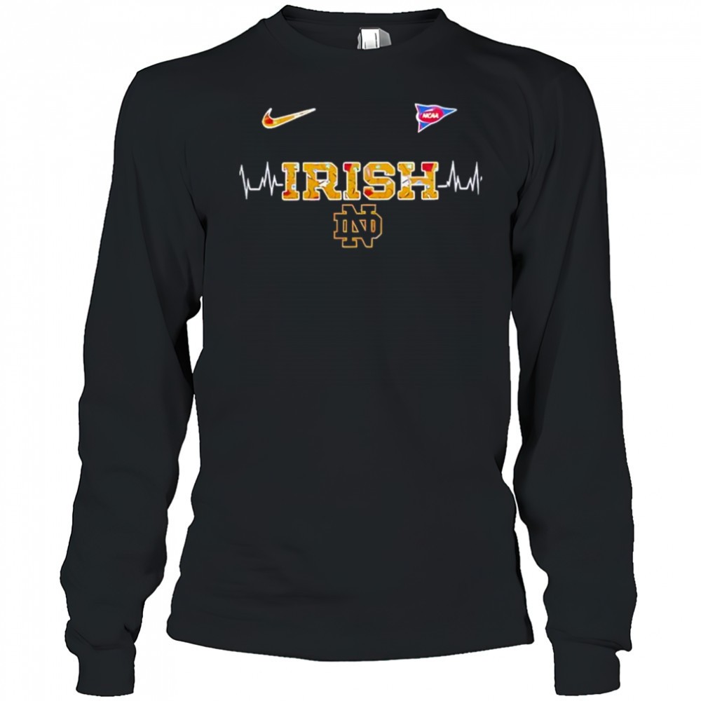 notre-dame-irish-heartbeat-logo-shirt-6b86sdsf Notre Dame Irish heartbeat logo shirt