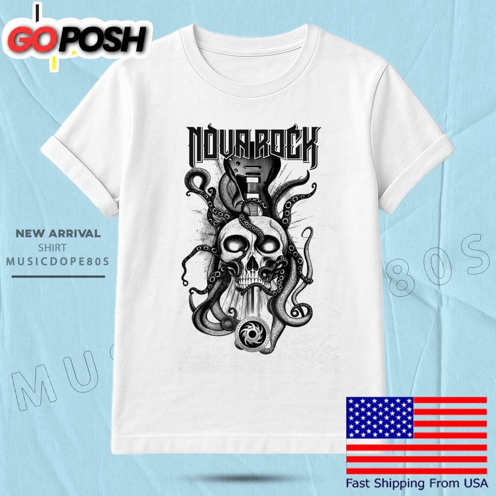 Nova Rock Sword Skull T Shirt