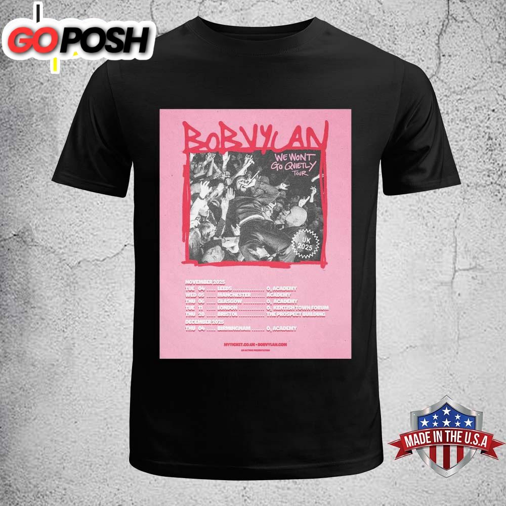 November and December 2025 Tour Bob Vylan Unisex T-Shirt