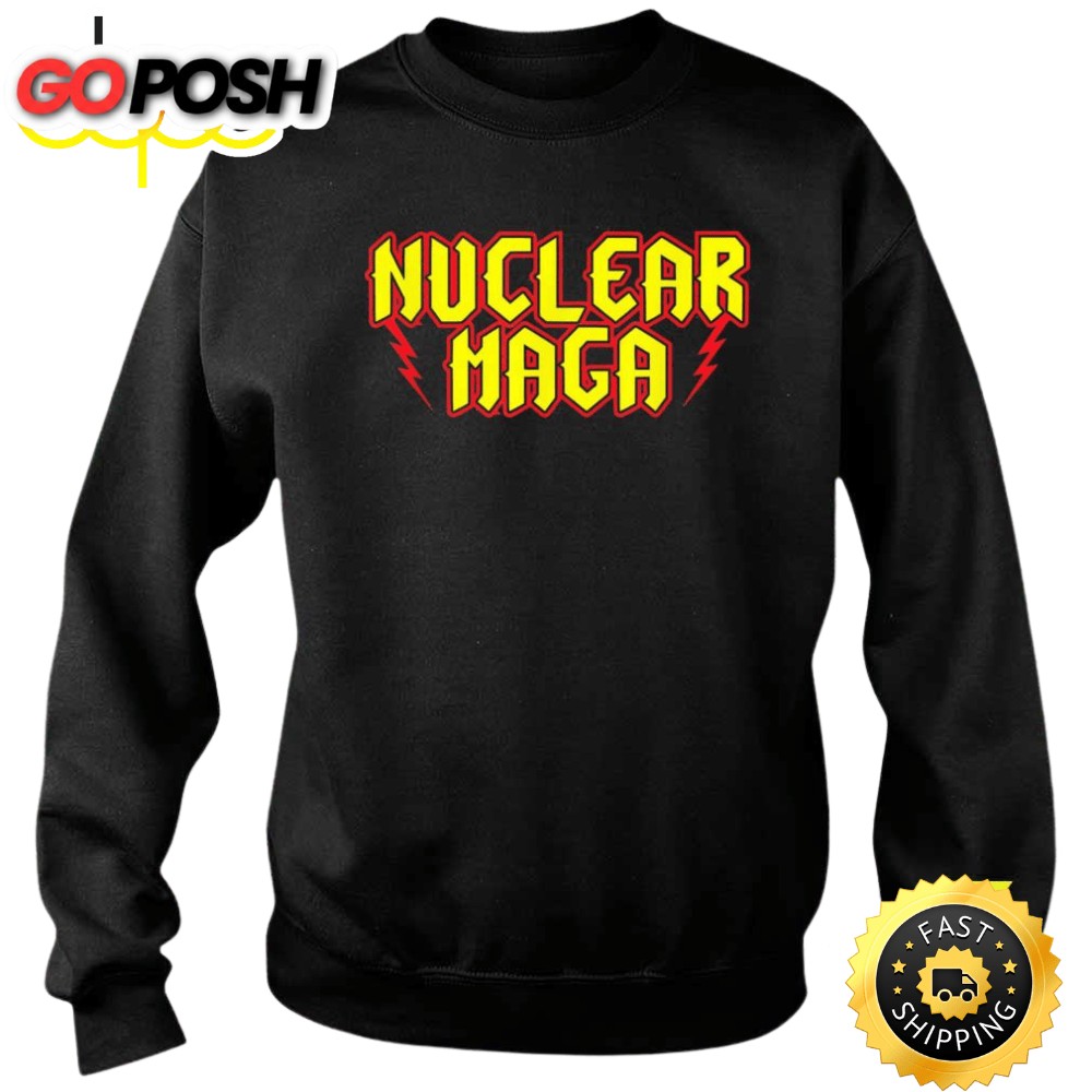 Nuclear maga as a band logo Sweatshirt
