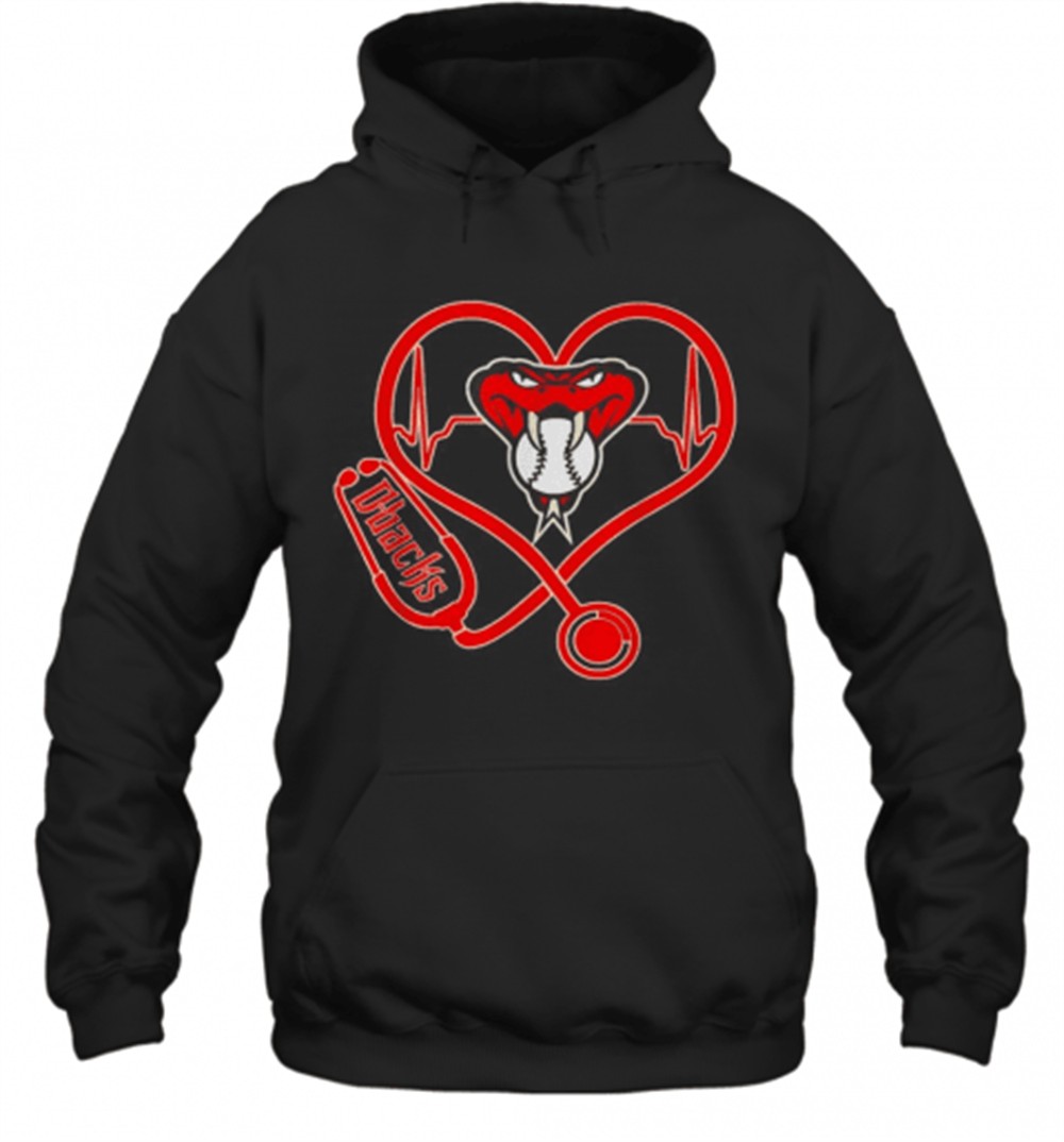 Nurse Heart Arizona Diamondbacks T-Shirt