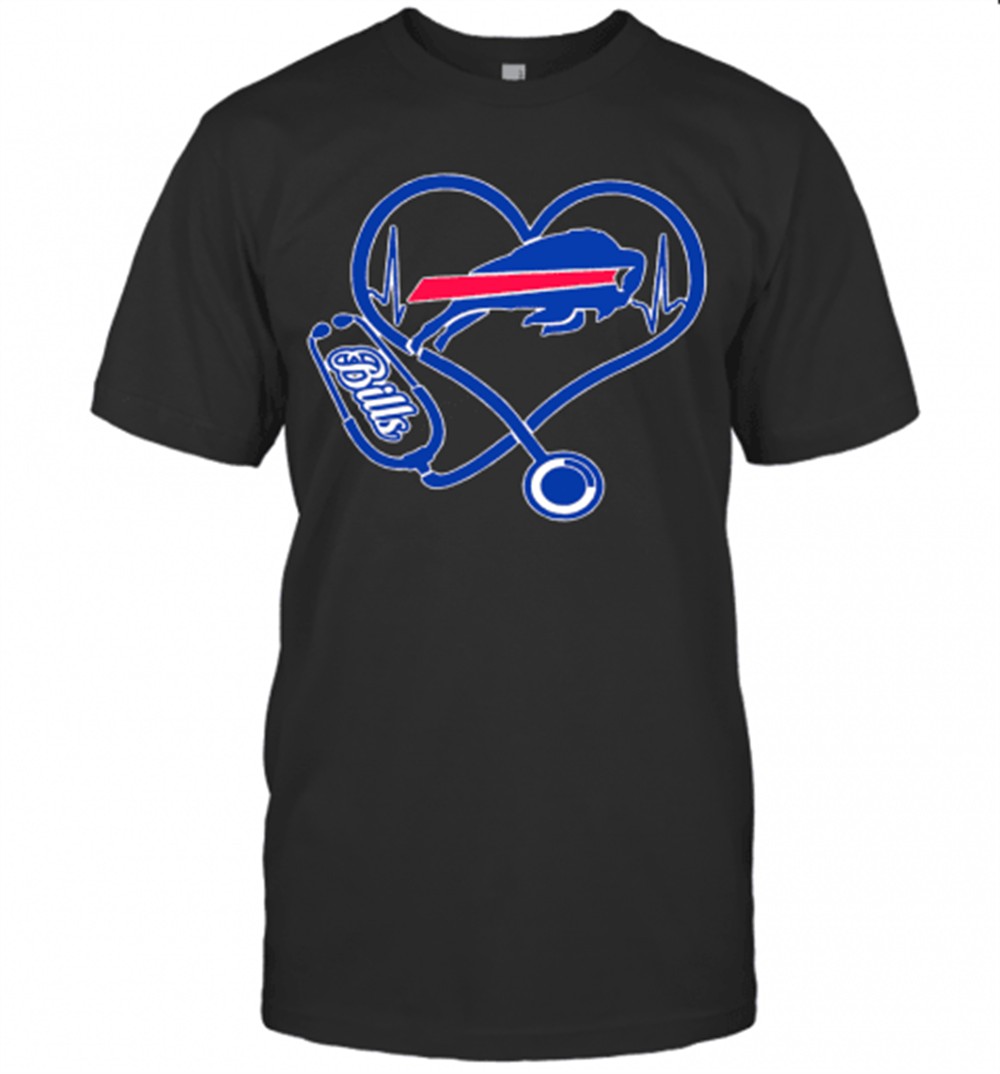 nurse-heart-buffalo-bills-t-shirt-euzvz6qe Nurse Heart Buffalo Bills T-Shirt