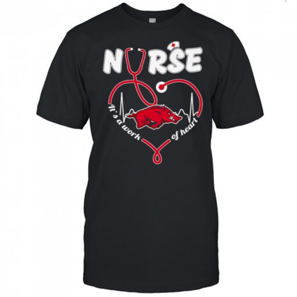 nurse-its-a-work-of-heart-arkansas-razorbacks-shirt-3v3uegbl Nurse its a work of heart Arkansas Razorbacks shirt