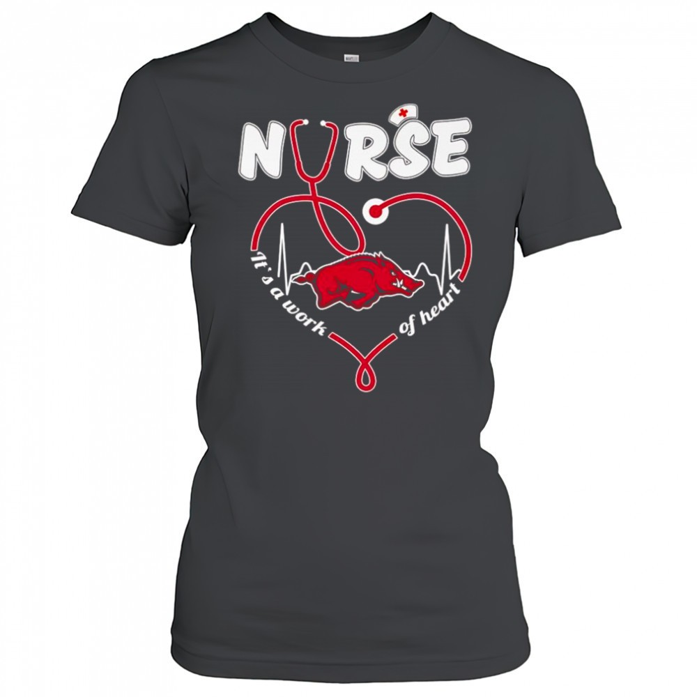 nurse-its-a-work-of-heart-arkansas-razorbacks-shirt-3v3uegbl Nurse its a work of heart Arkansas Razorbacks shirt