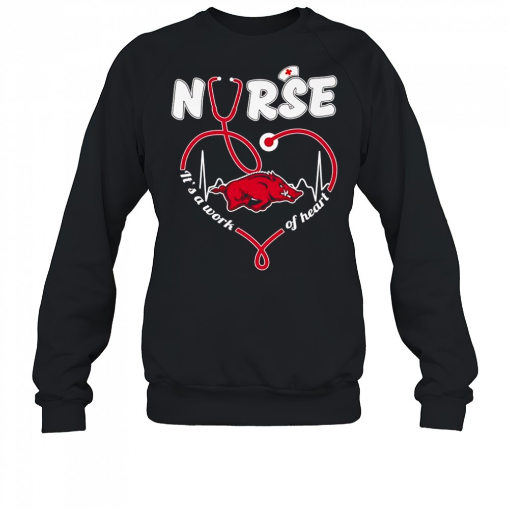 nurse-its-a-work-of-heart-arkansas-razorbacks-shirt-3v3uegbl Nurse its a work of heart Arkansas Razorbacks shirt